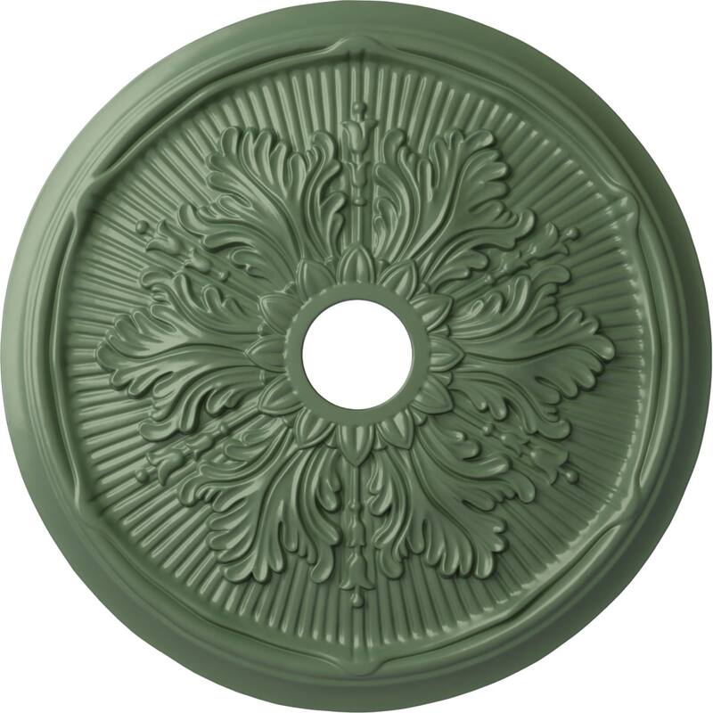 23 3/4"OD x 3 5/8"ID x 1 7/8"P Luton Leaf Ceiling Medallion