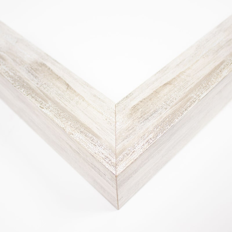 39x14 Frame Silver Solid Wood Picture Frame Width 1.3125 Inches | Interior Frame Depth 0.5 Inches