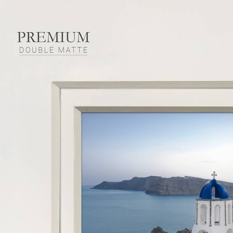 Santorini SunrisePremium Framed Print