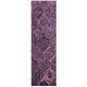 preview thumbnail 30 of 32, SAFAVIEH Handmade Ikat Madyson Wool Rug 2'3" x 8' Runner - Purple - Runner