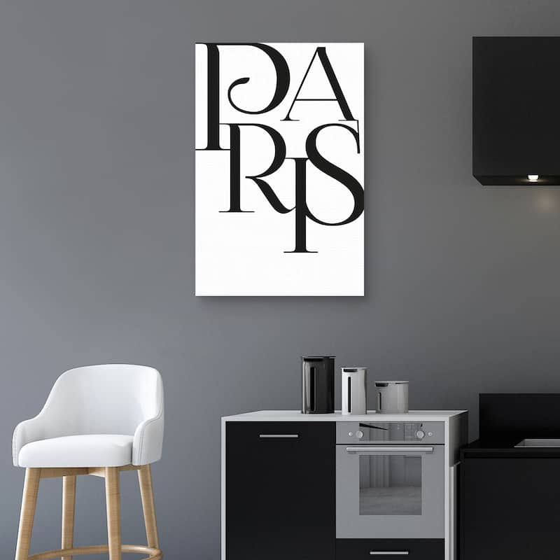 Paris by Joni Whyte Canvas Art Print
