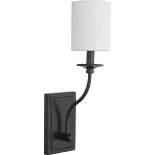 Bonita Collection Black One-Light Wall Sconce - 4.5 in x 6.875 in x 17.125 in