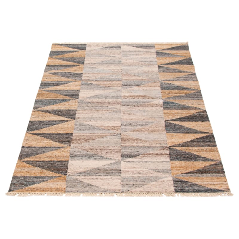 Ankara FW Grey Kilim 5'4" x 7'6" - 5'4 x 7'6