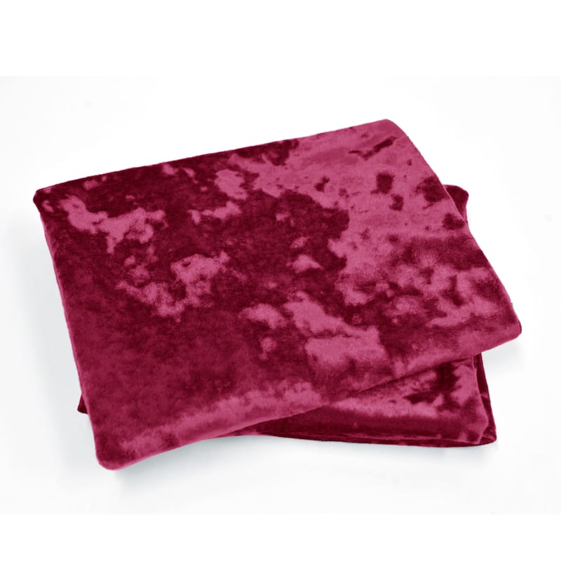 Rancho Crushed Velvet Throw Pillow Cover Set, NO INSERT