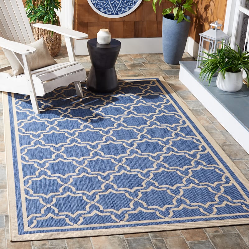 SAFAVIEH Courtyard Gulsin Indoor/ Outdoor Waterproof Patio Backyard Rug