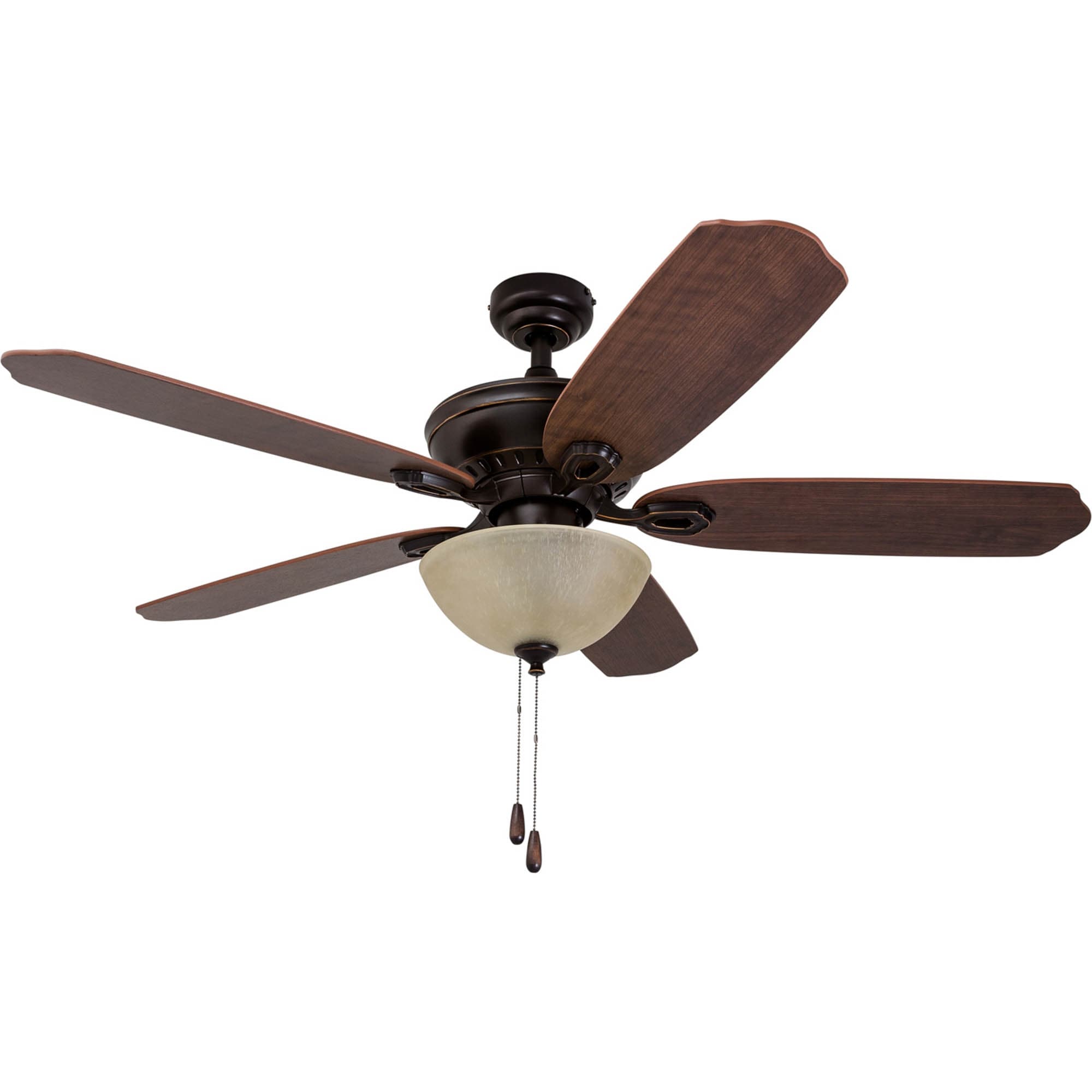52" Prominence Home Spring Hollow Bronze Traditional Indoor LED Ceiling Fan with Light