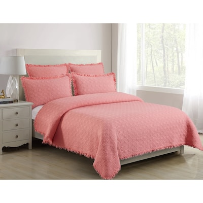 Trellis Peony Quilt Set