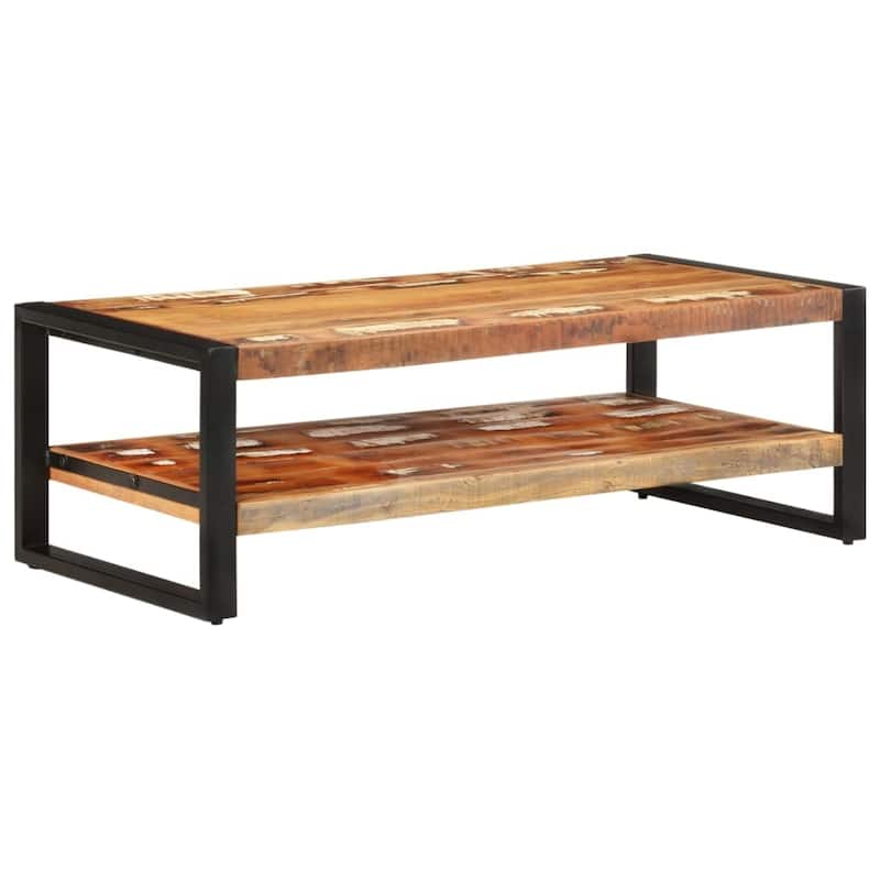 vidaXL Coffee Table End Table Sofa Table Living Room Furniture Solid Wood - 47.2" x 23.6" x 15.7" (L x W x H)
