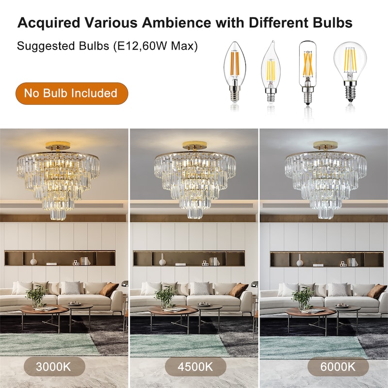 Gold Crystal Chandeliers