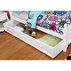 preview thumbnail 1 of 1, Jevi Contemporary White Solid Wood Trundle Bed by Furniture of America