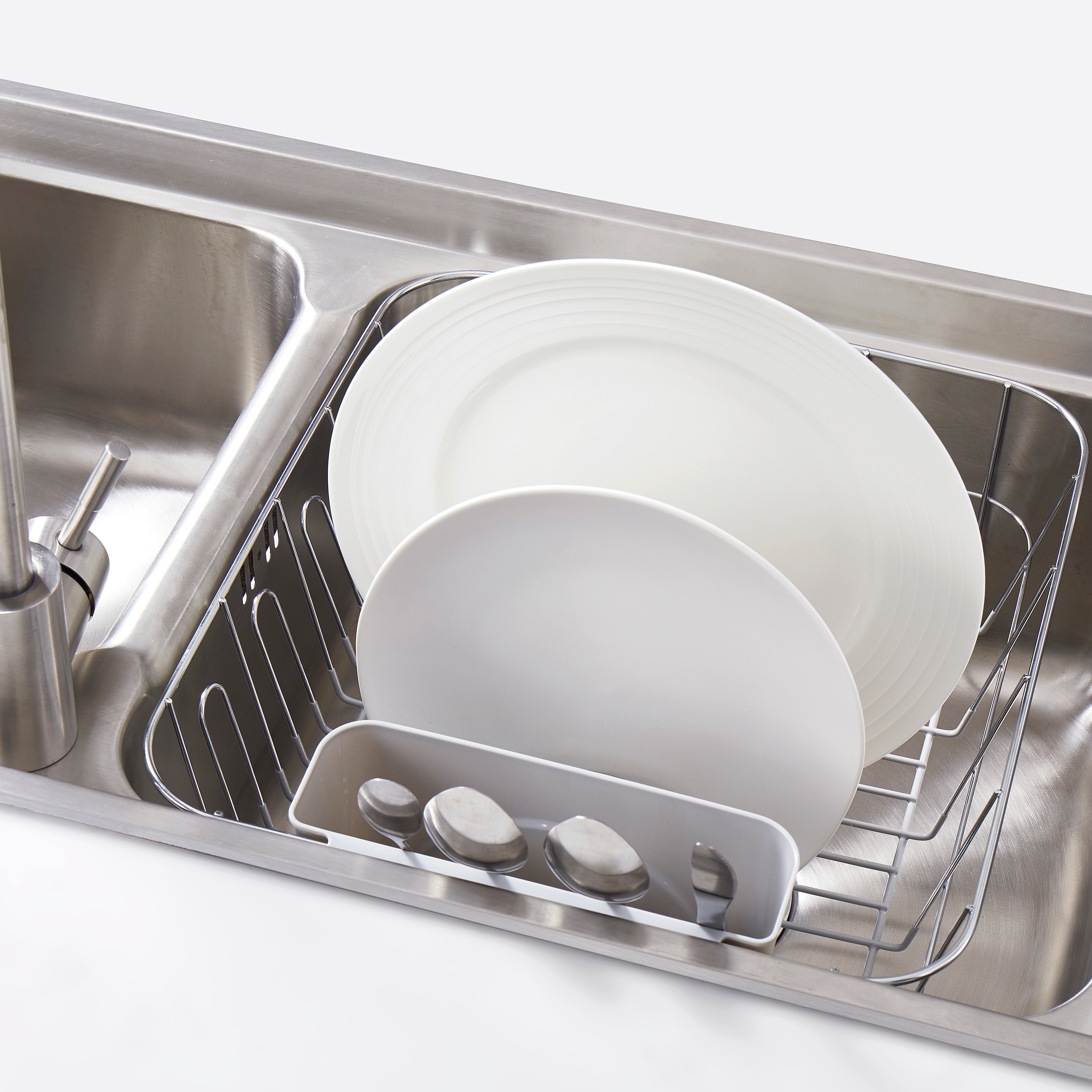 Sweet Home Chrome Plated Steel 2-Piece Mini Dish Set  -image