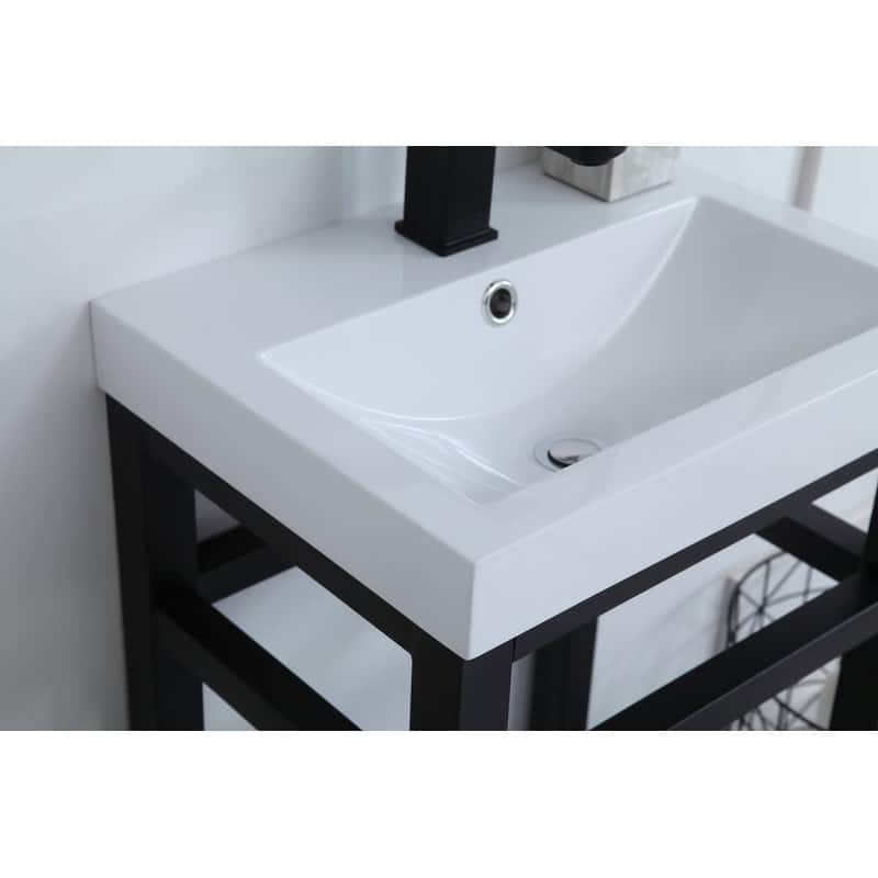 Elegant Lighting VF14018 Raya 18" Specialty Cast Iron Console Bathroom
