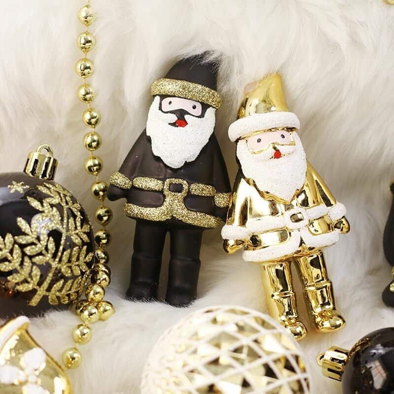 50 Pcs Christmas Decoration Ball Ornaments Set for Holiday Party Wedding - N/A