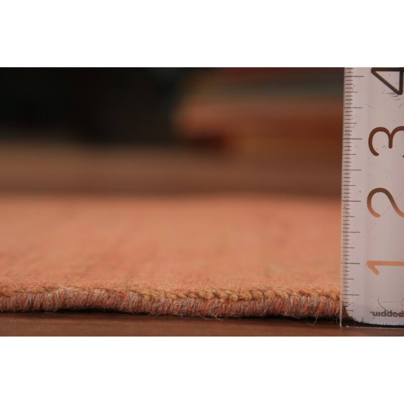 Orange Gabbeh Oriental Runner Rug Handmade Hallway Wool Carpet - 1'11" x 5'11"