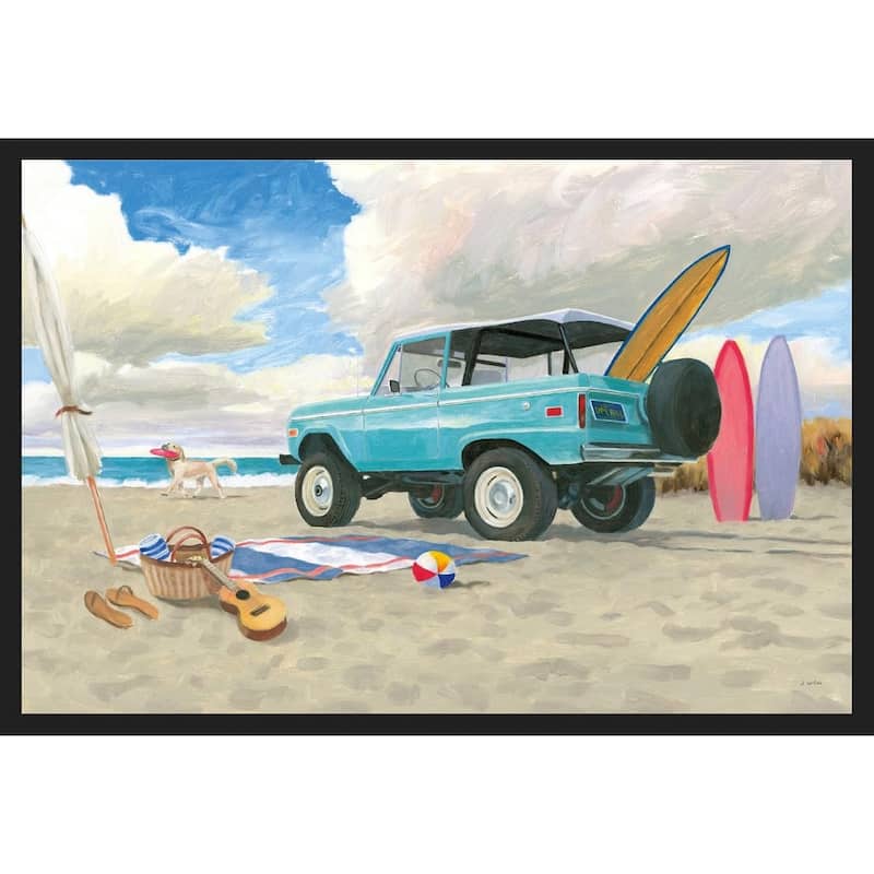 Beach Ride I Framed Poster