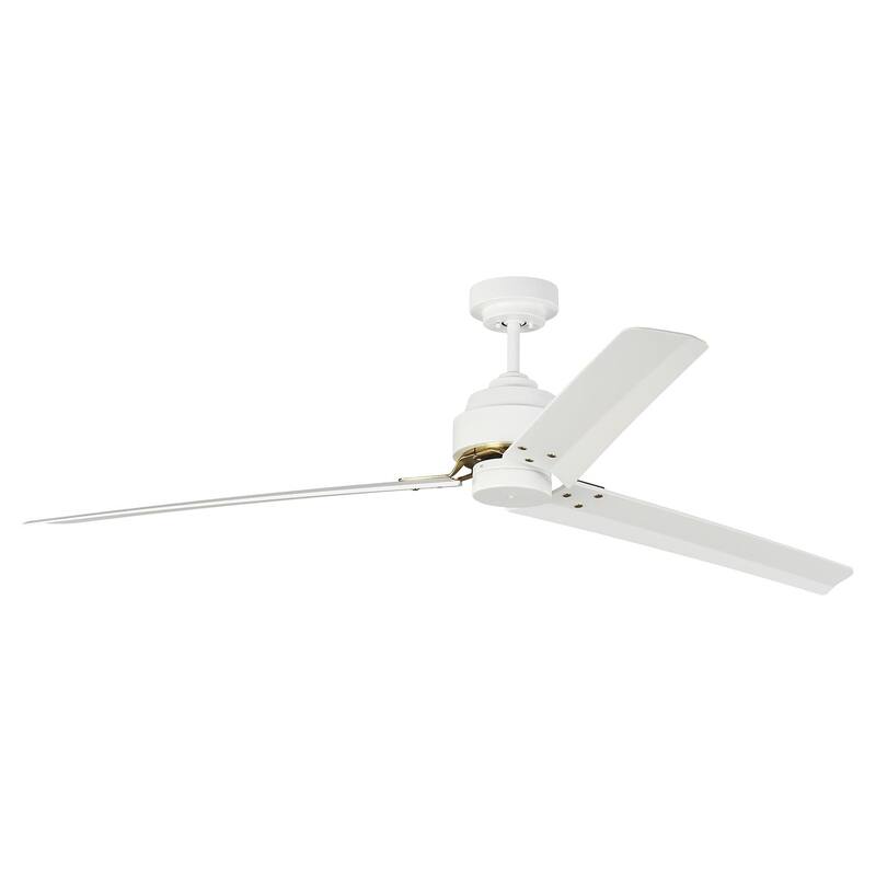 Arcade 68 inch Modern Ceiling Fan in Matte White