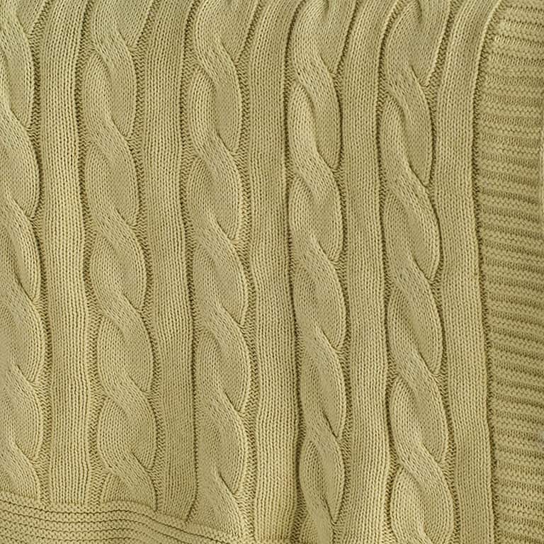 Rizzy Home Cable Knit Sweater Throw