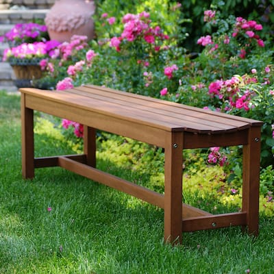 Eilaf Eucalyptus 3-Person Backless Bench - N/A