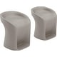 preview thumbnail 8 of 10, Ledge Lounger In Pool Barstools, Outdoor Patio, 22" Height - Set of 2 Sandstone