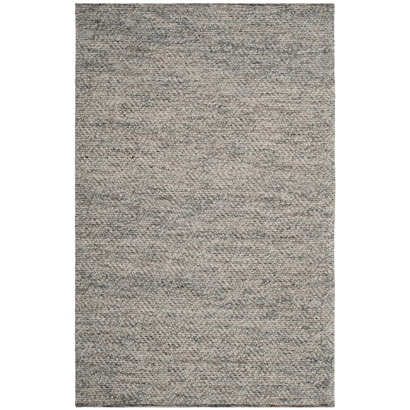 SAFAVIEH Handmade Natura Palmerina Wool Area Rug - 3' x 5' - Camel/Grey