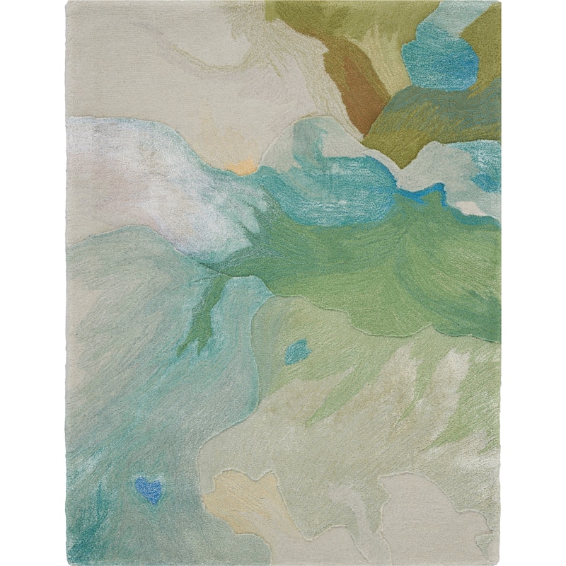 Nourison Prismatic Modern Floral Watercolor Abstract Area Rug
