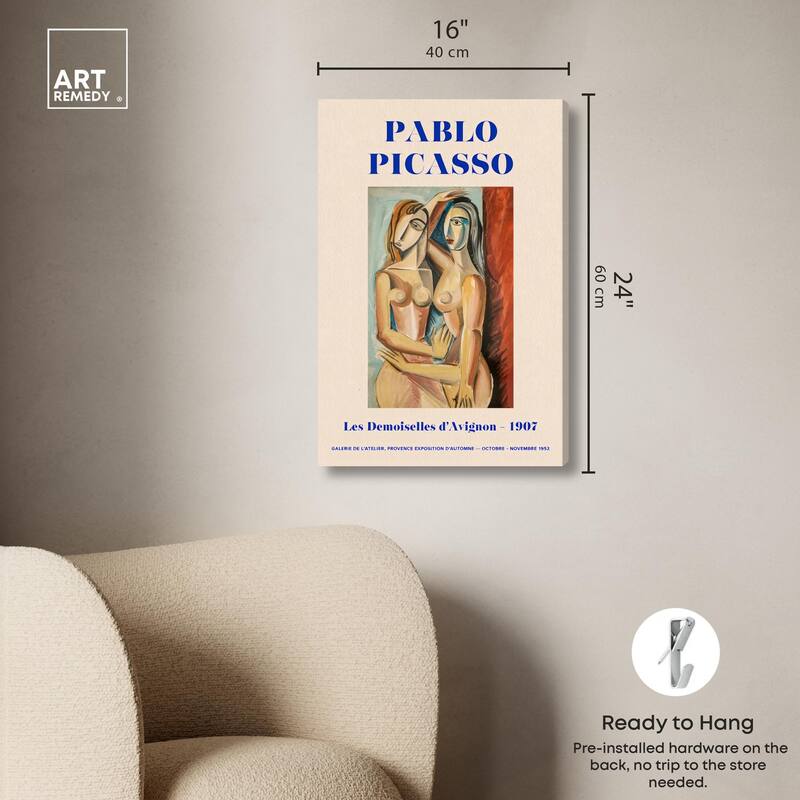 Picasso's Avignon Canvas by Art Remedy, Gallery Wrapped
