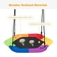 preview thumbnail 4 of 6, 37" Hexagon Tree Kids Swing with Adjustable Hanging Rope - 37"x 33"x 40"- 63" (L x W x H)