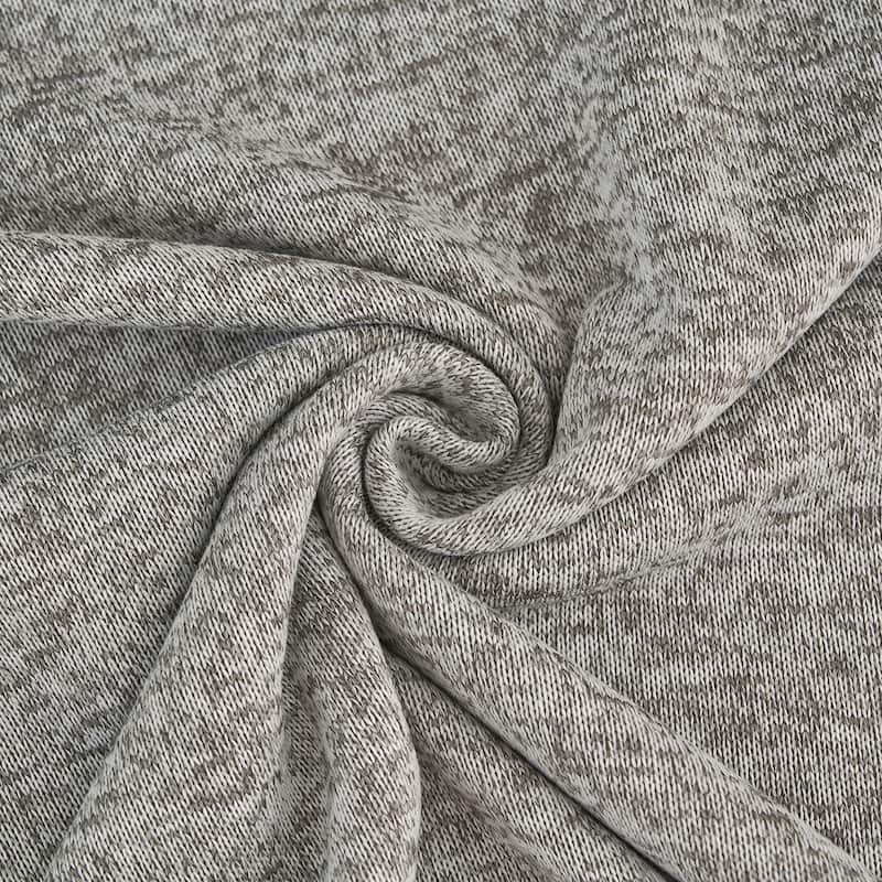 3 Piece Heather Jersey Blanket Knit Blanket