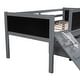 preview thumbnail 8 of 7, Twin Size Wood Loft Bed with 2 Storage Boxes & Double-Sided Chalkboard