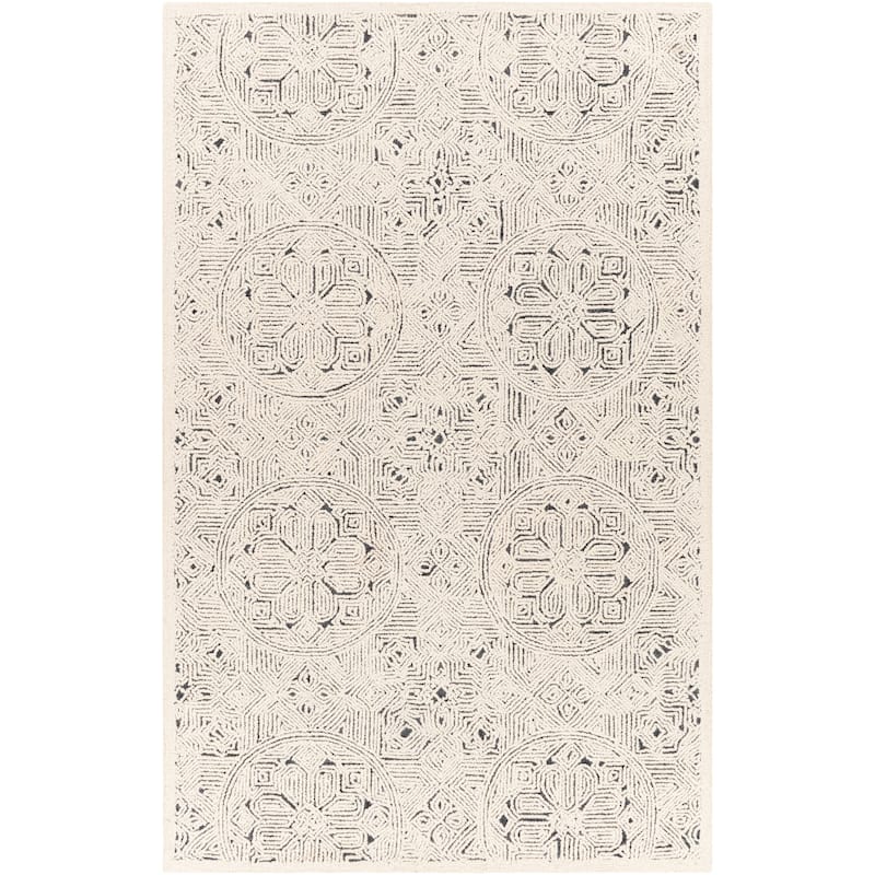 Livabliss Indra Boho Floral Area Rug