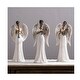Set of 3 African American Angel with Musical Instrument Christmas ...