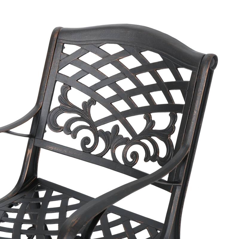 Sarasota Aluminum Outdoor Chair by Christopher Knight Home (Set of 2)