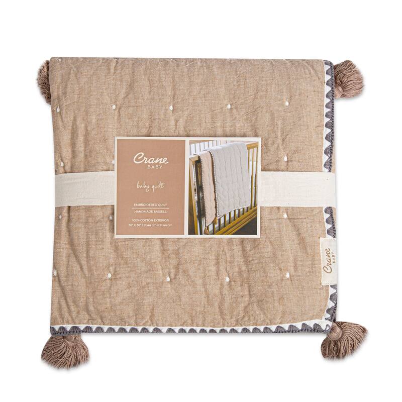 Crane Baby Quilted Blanket