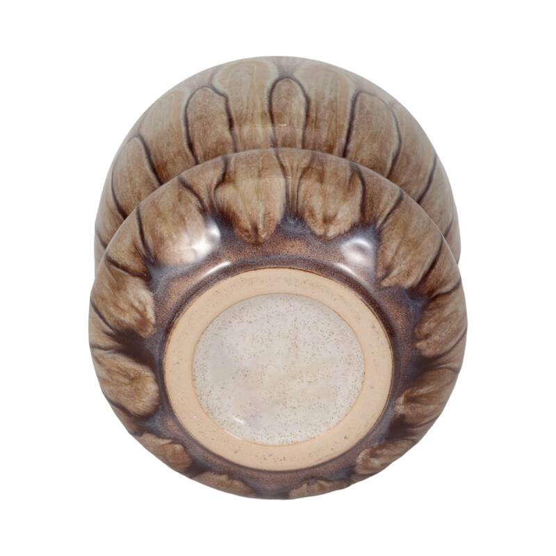Sagebrook Home Mandara Small Vase - Multi-color, Ceramic, Brown, Novelty, Elegant Design for Modern Living
