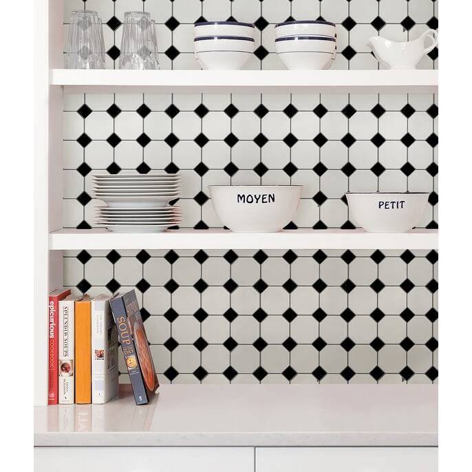WallPops Tetra Peel & Stick Backsplash Tiles