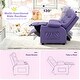 preview thumbnail 66 of 64, Costway Kids Youth Recliner Chair PU Leather w/Cup Holders & Side