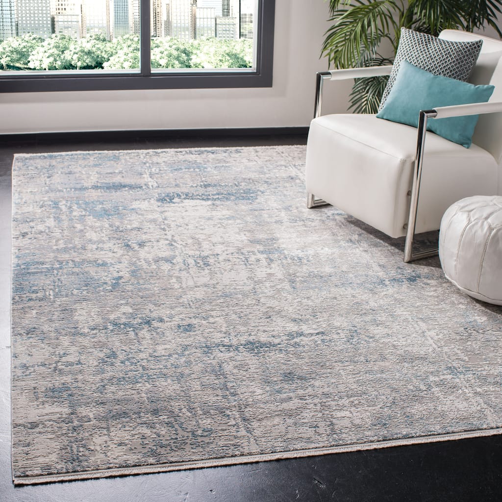 SAFAVIEH Eclipse Tjitske Vintage Boho Abstract Viscose Rug with