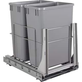 Hardware Resources EMBM Series Bottom Mount Double Bin Trash Can Pull