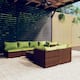 Option Brown/Green 11 x Back pillow