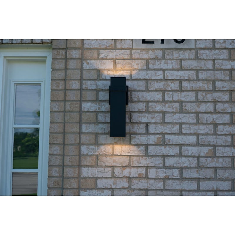 Vaxcel Lighting Lavage 14" Tall Integrated LED Outdoor Wall Sconce