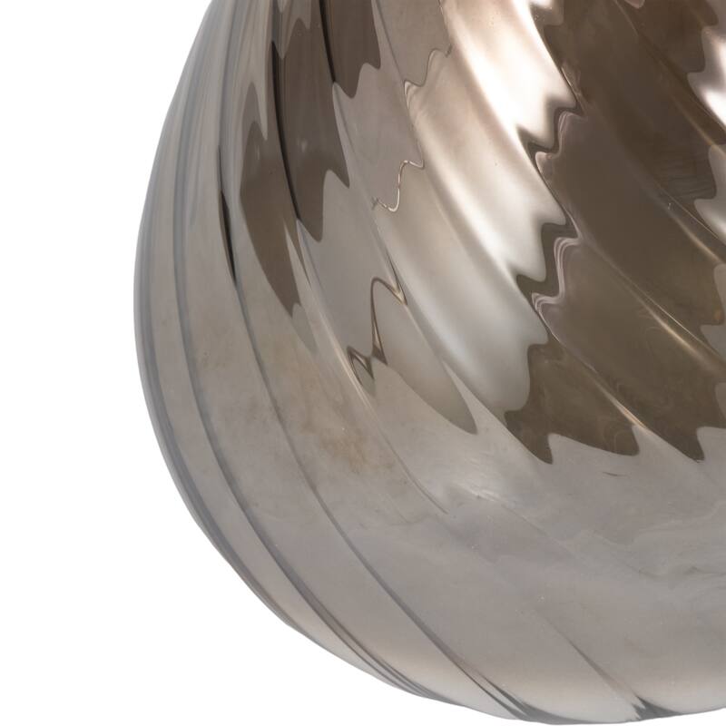 Modern Glass Hourglass Sculpture - Home Decor