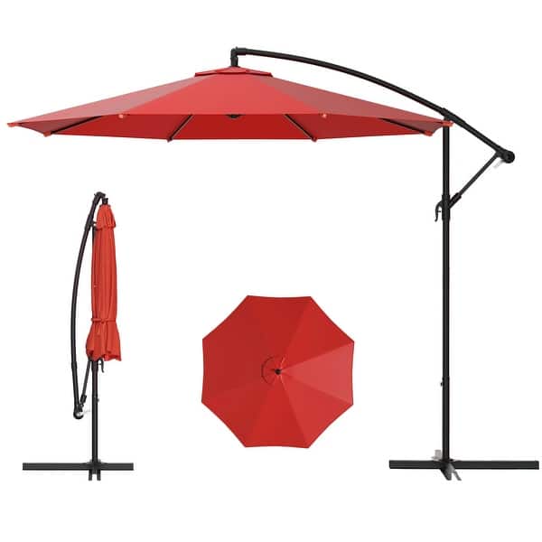 barton 10ft hanging umbrella patio offset outdoor tilt Amazon.com : Blue w/LEDs 10' 8 Steel Ribs Lawn Garden Beach Poolside : Patio, Lawn & Garden Find the perfect angle Barton Premium 10'ft Offset Patio