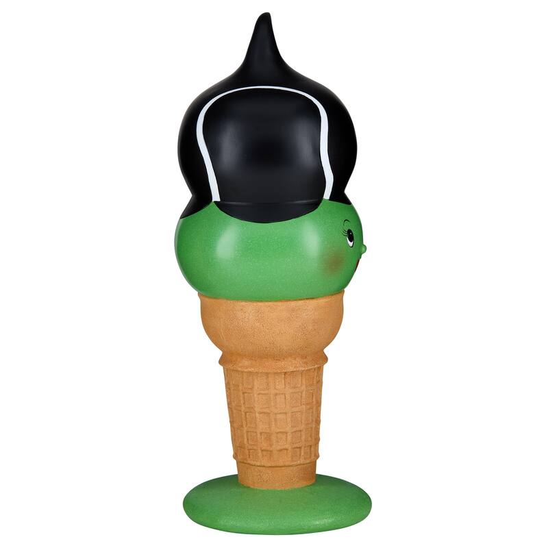 National Tree Company 14" I-Scream Cone, Bride of Frankenstein Halloween Tabletop Decoration - 14 in