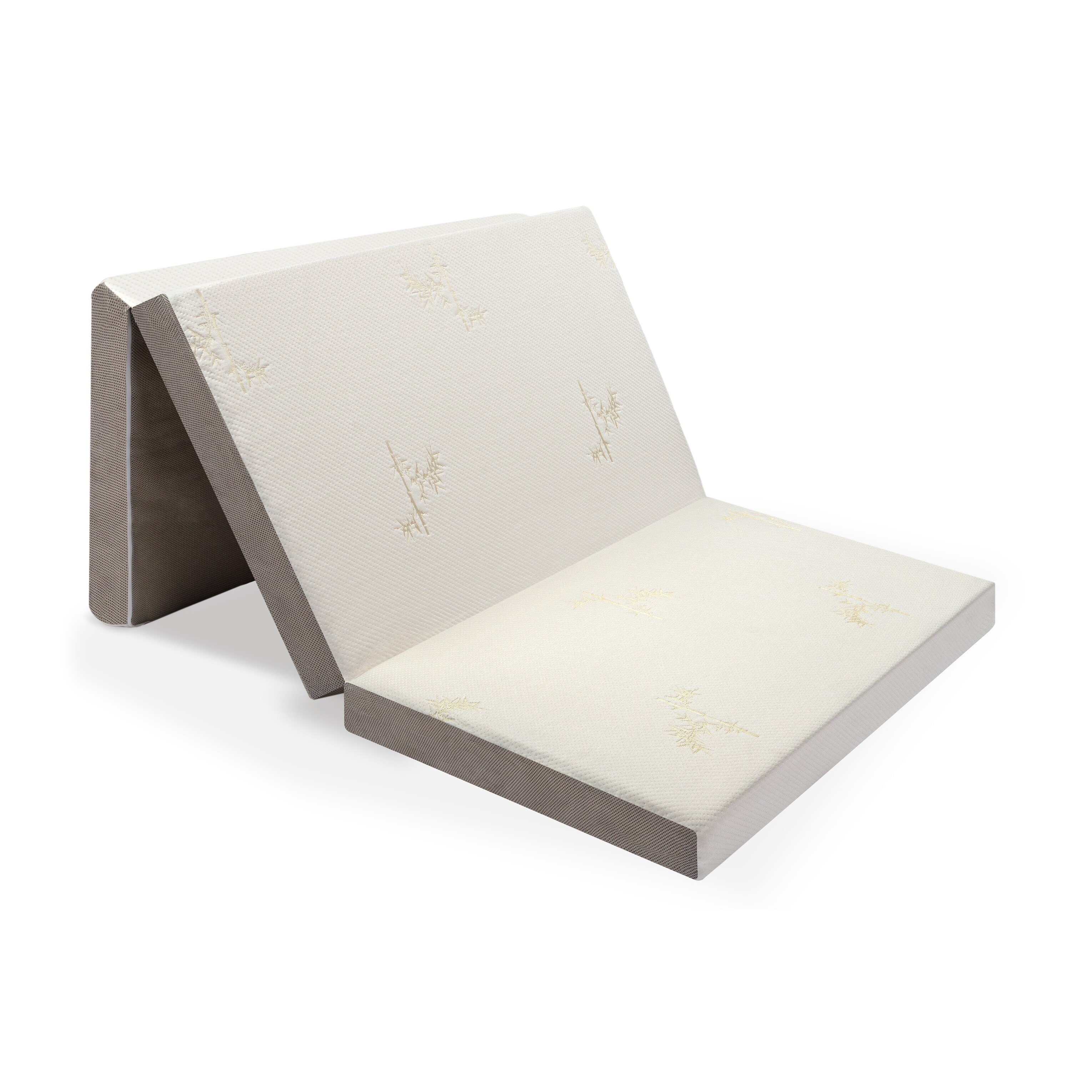4'' Thick Tri Folding Memory Foam Mattress 75 x 25 Sleeper Outdoor Single Bed 