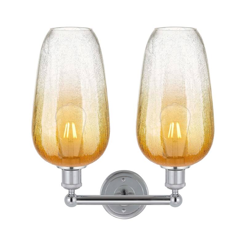 Innovations Lighting Endless Possibilities Edison - Brookhaven Flute - 2 Light 16" Bath Vanity Light