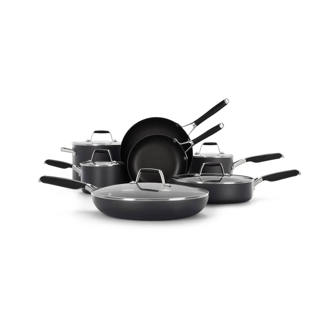 Cuisinart Chefs Classic Stainless Steel Nonstick Hard Anodized Saucepan  With Cover 2 Qt Black - Office Depot