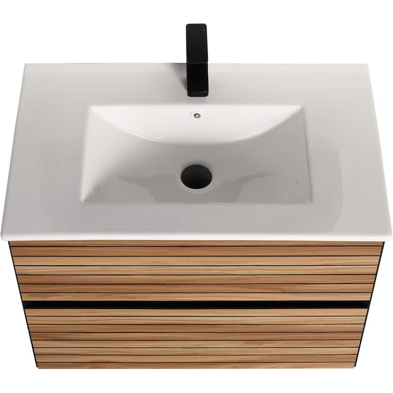 Blossom Annecy 30" Wall Mounted Bathroom Vanity with Sink