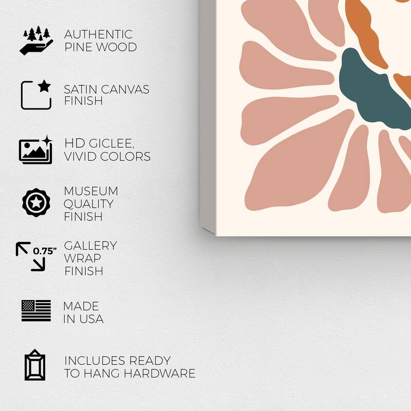 Wynwood Studio Canvas Typography and Quotes Keep on Growing Brown and Dark Blue Modern & Contemporary Wall Art Canvas Print