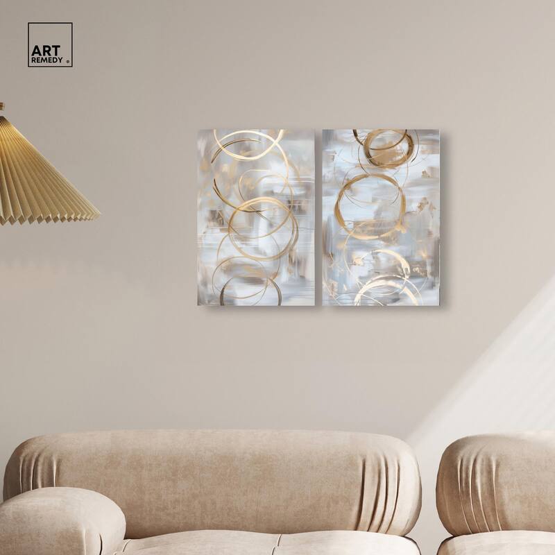 The Dunes Set Canvas Set of 2 by Art Remedy, Gallery Wrapped