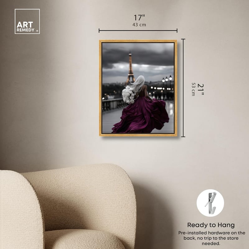 City of Love Canvas by Art Remedy